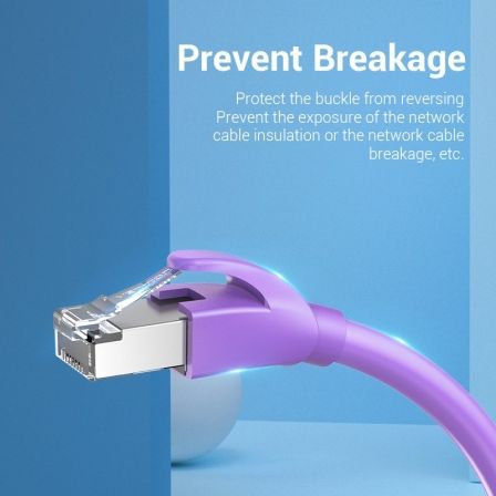 Vention Funda Protectora RJ45 Morada (100 unidades)